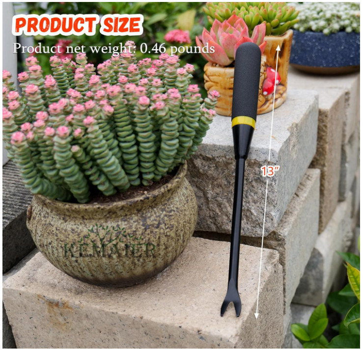 Garden Tool Set – Heavy-Duty Steel Trowel, Weeders, Shovel & Cultivator Gift