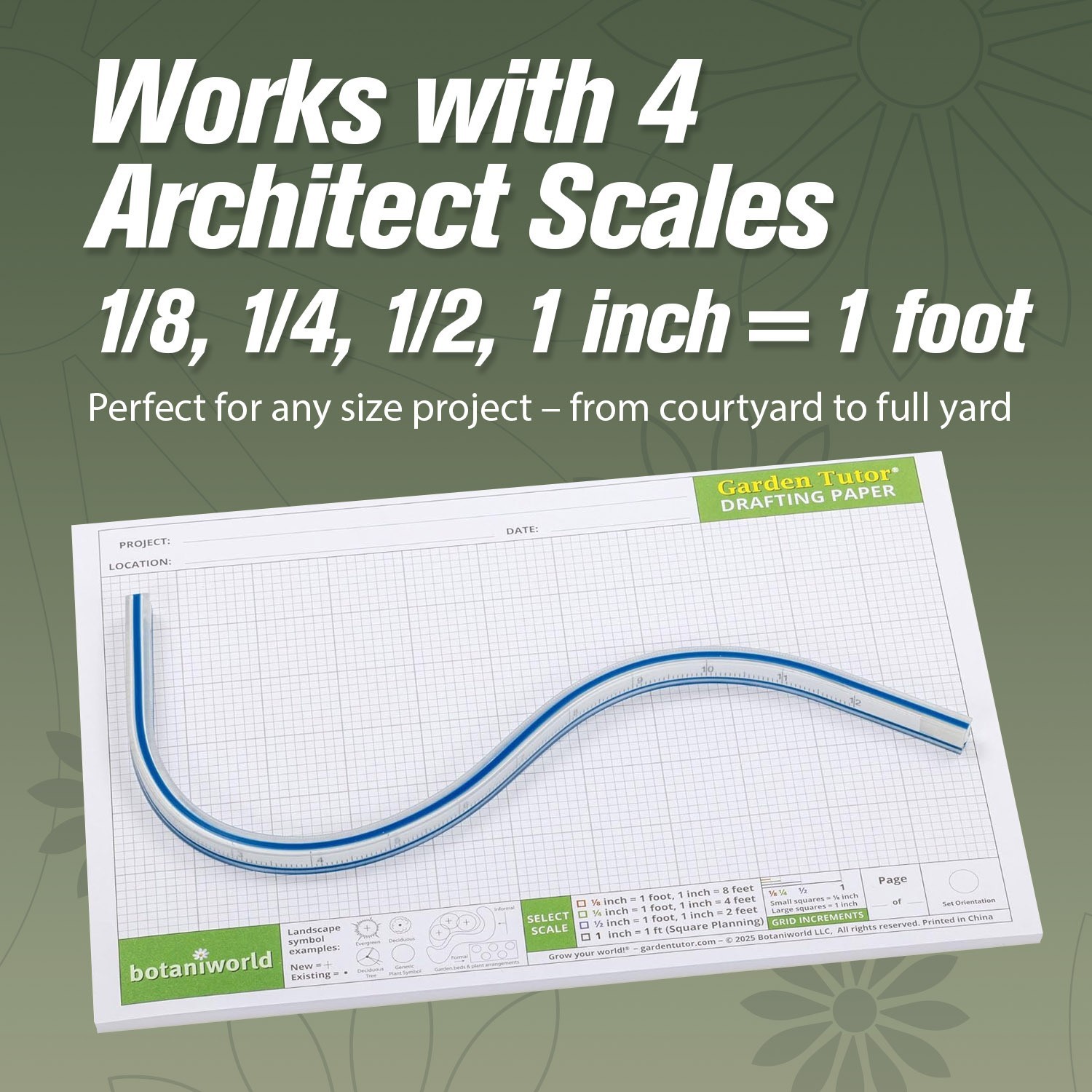 Garden Tutor Multiscale Garden & Landscape Design Kit