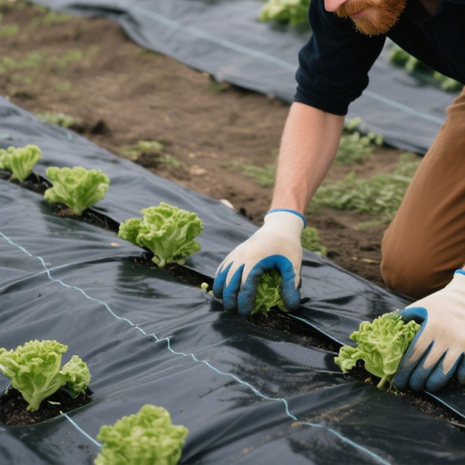 3ft x 250ft Weed Barrier Landscape Fabric Heavy Duty,3.2 OZ Premium Garden We…