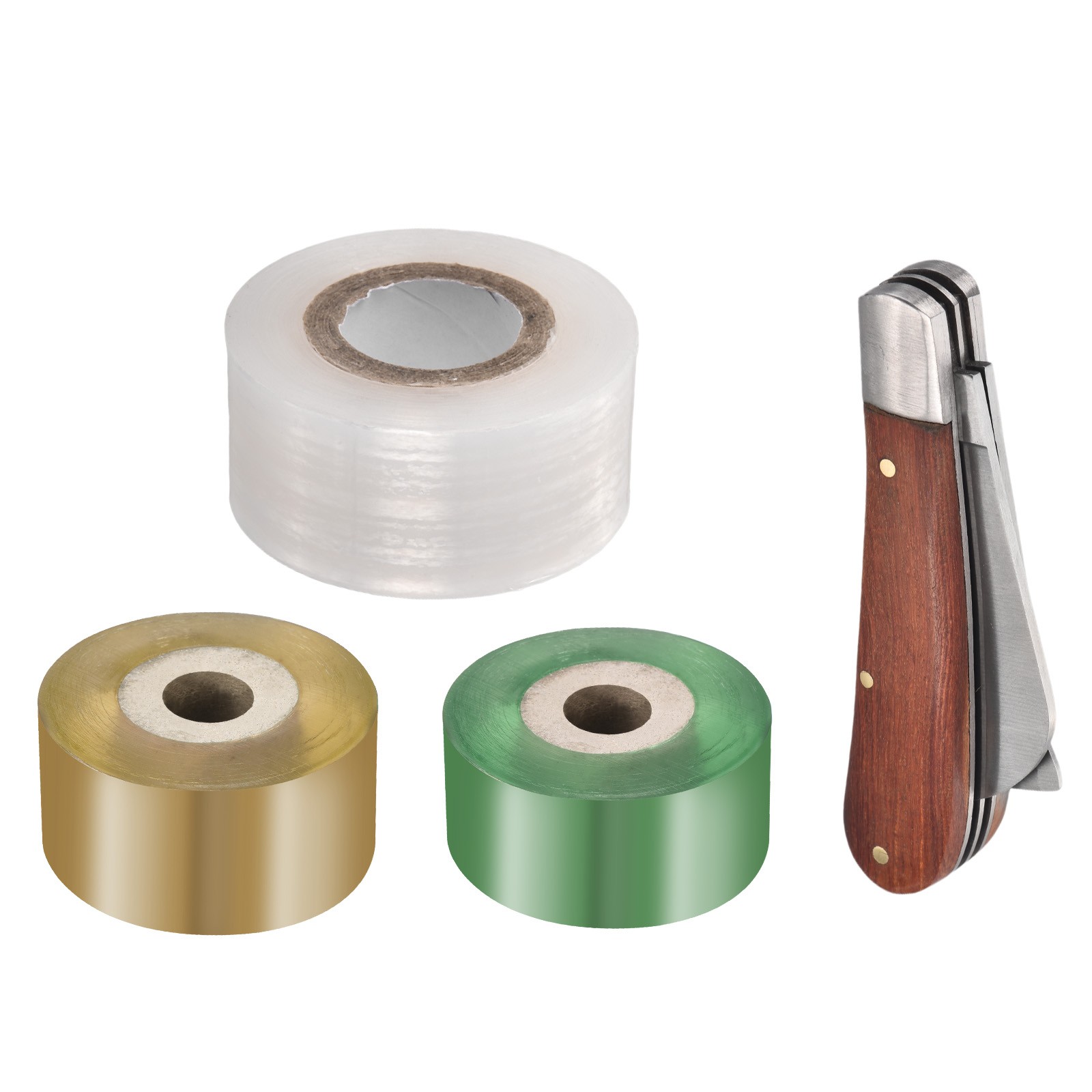 2CM 2.5CM 3CM Width 100M Long Fruit Tree Grafting Tape with Grafting Knife