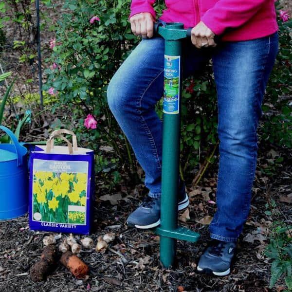 ProPlugger 5 in 1 Planting Tool Bulb Planter Sod Plugger Soil Probe Steel