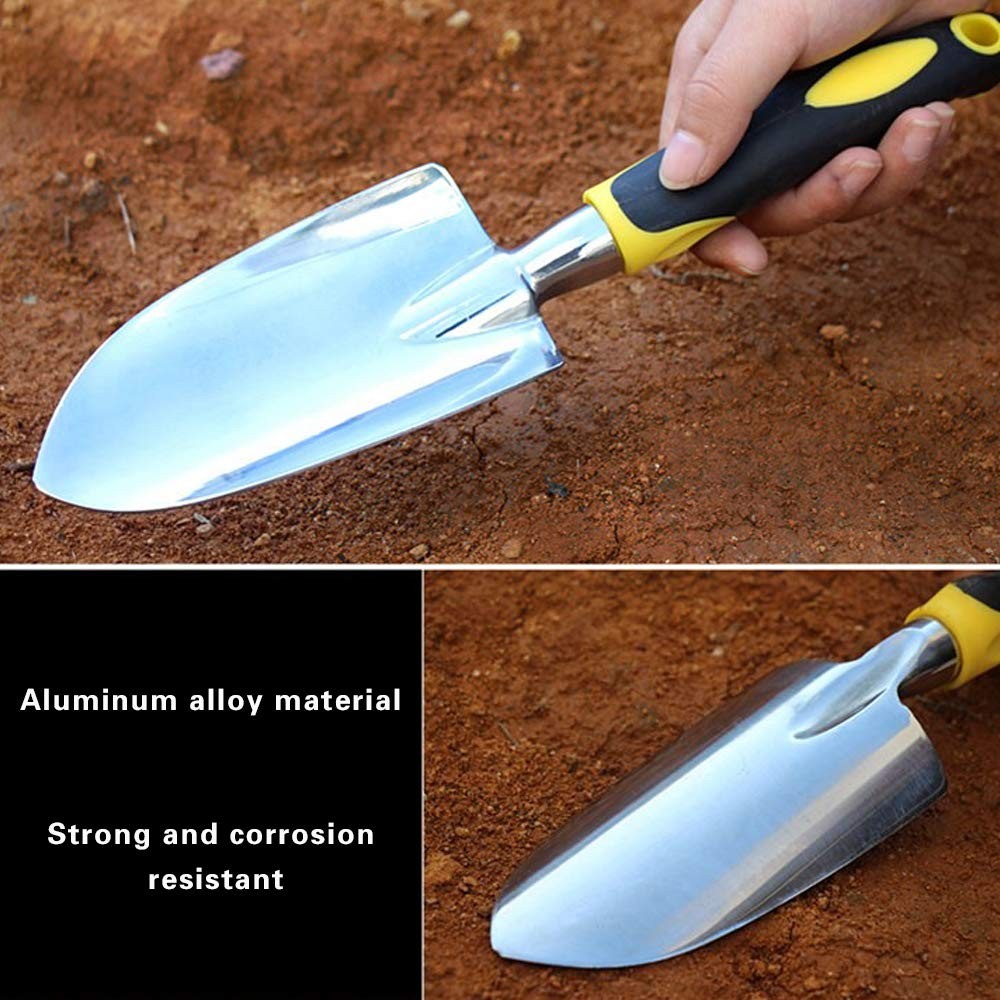 Cuayaes Garden Trowel Hand Shovel, Small Gardening Tools Aluminum Heavy Duty …