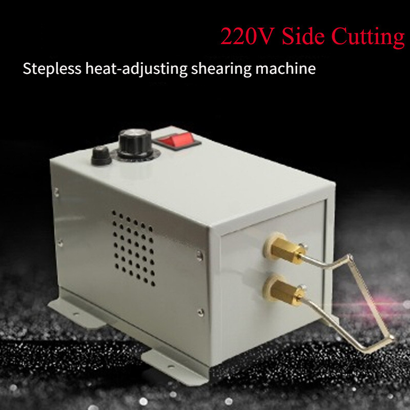 Elastic Belt Ribbon Bench Mount Electric Hot Rope Cutter Cutting Machine