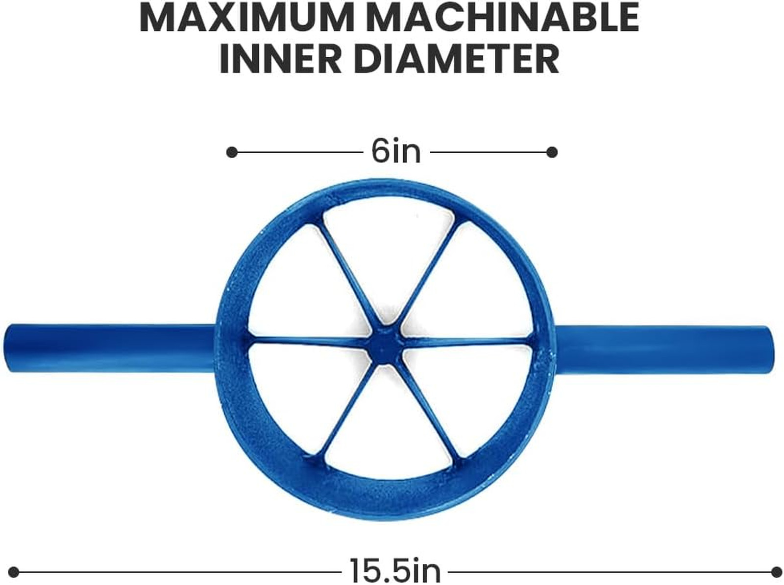 Bamboo Splitter 6in Manual Dividing Tool (2-16 Cut) Steel Bamboo Splitting Tool