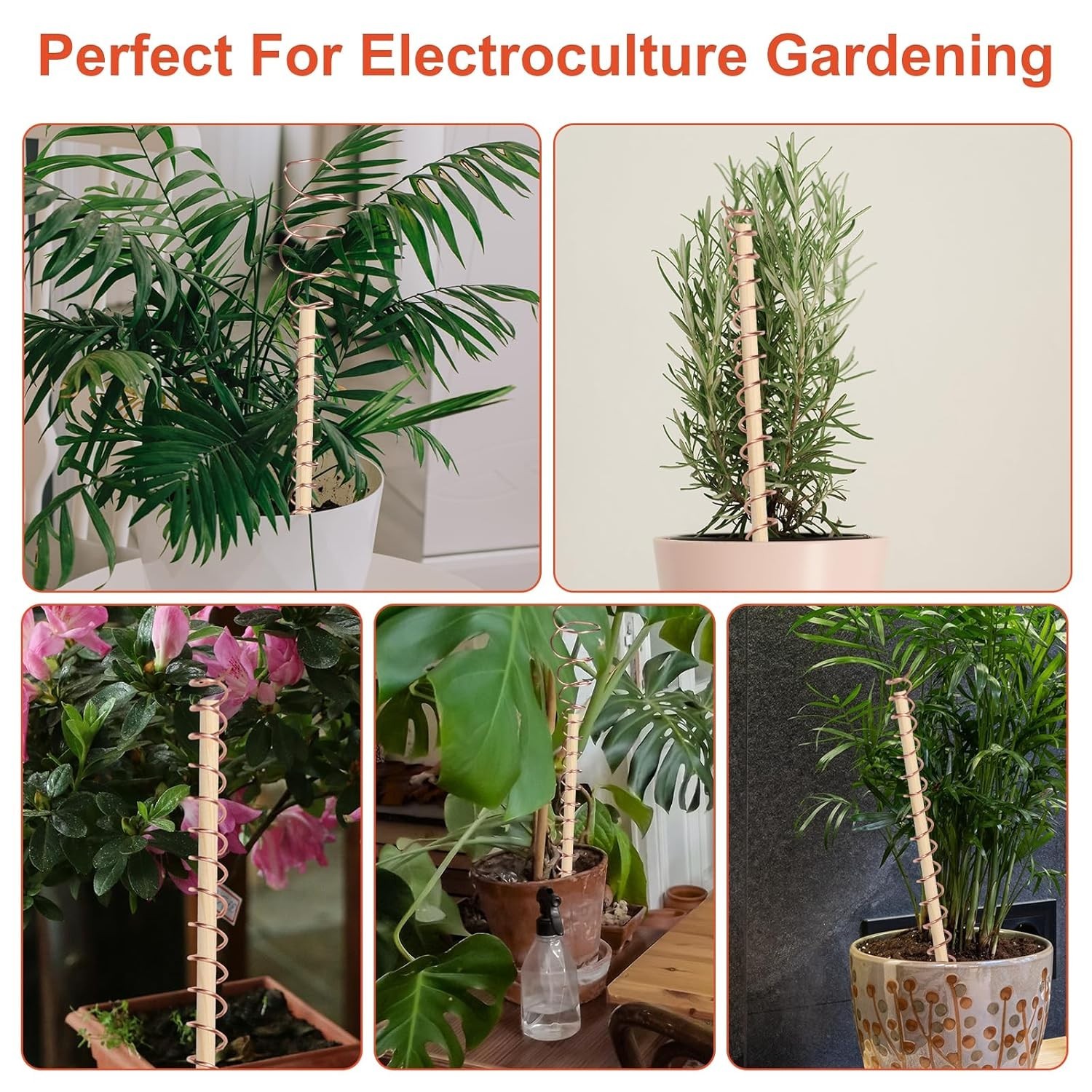 65 Feet Pure Copper Electroculture Wire – 16 Gauge for Enhanced Gardening Yields