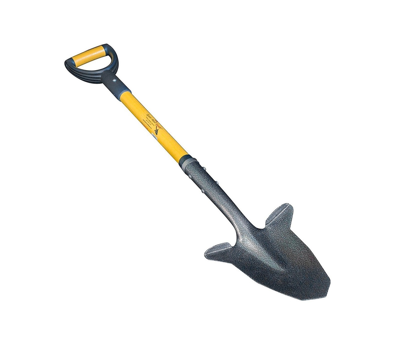 Spear Head Spade SHFD3 40″ Yellow Garden Spade Shovel – Gardening Shovel with…
