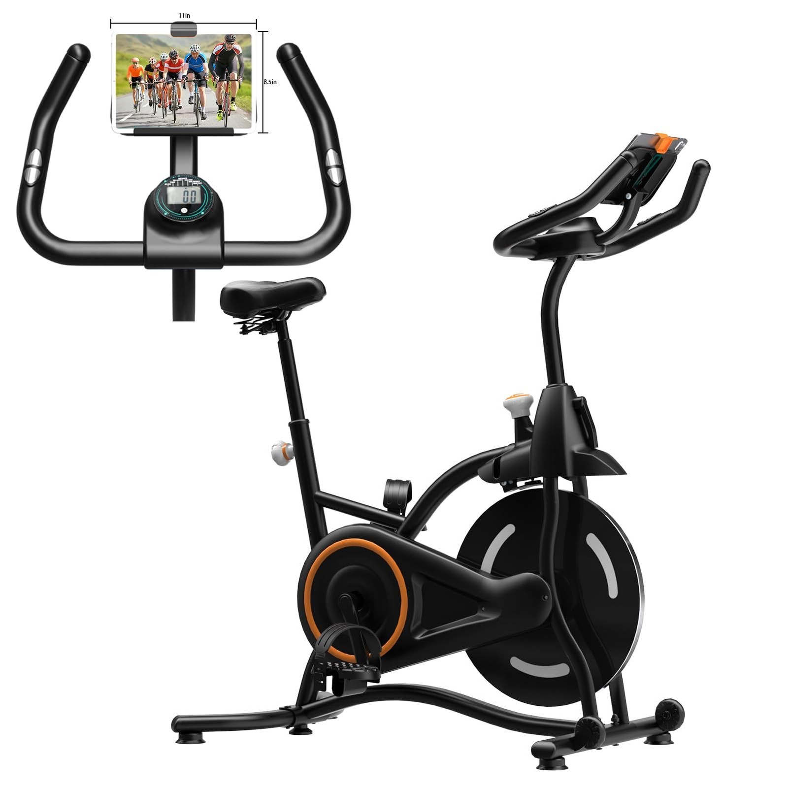 Exercise Bike, Stationary Bikes for Home, Compact Indoor Cycling Bike | with …