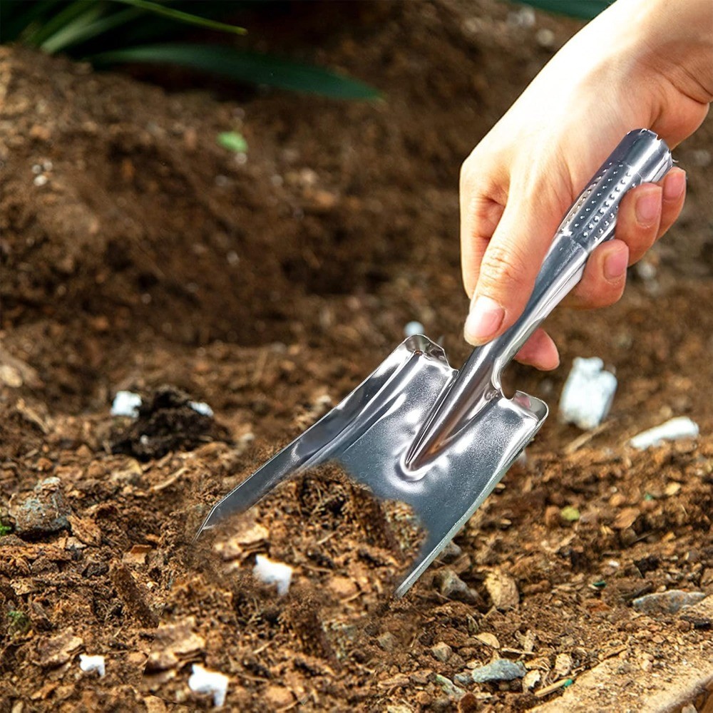 Garden Shovel Trowel Stainless Steel Hand Shovel for Digging Planting