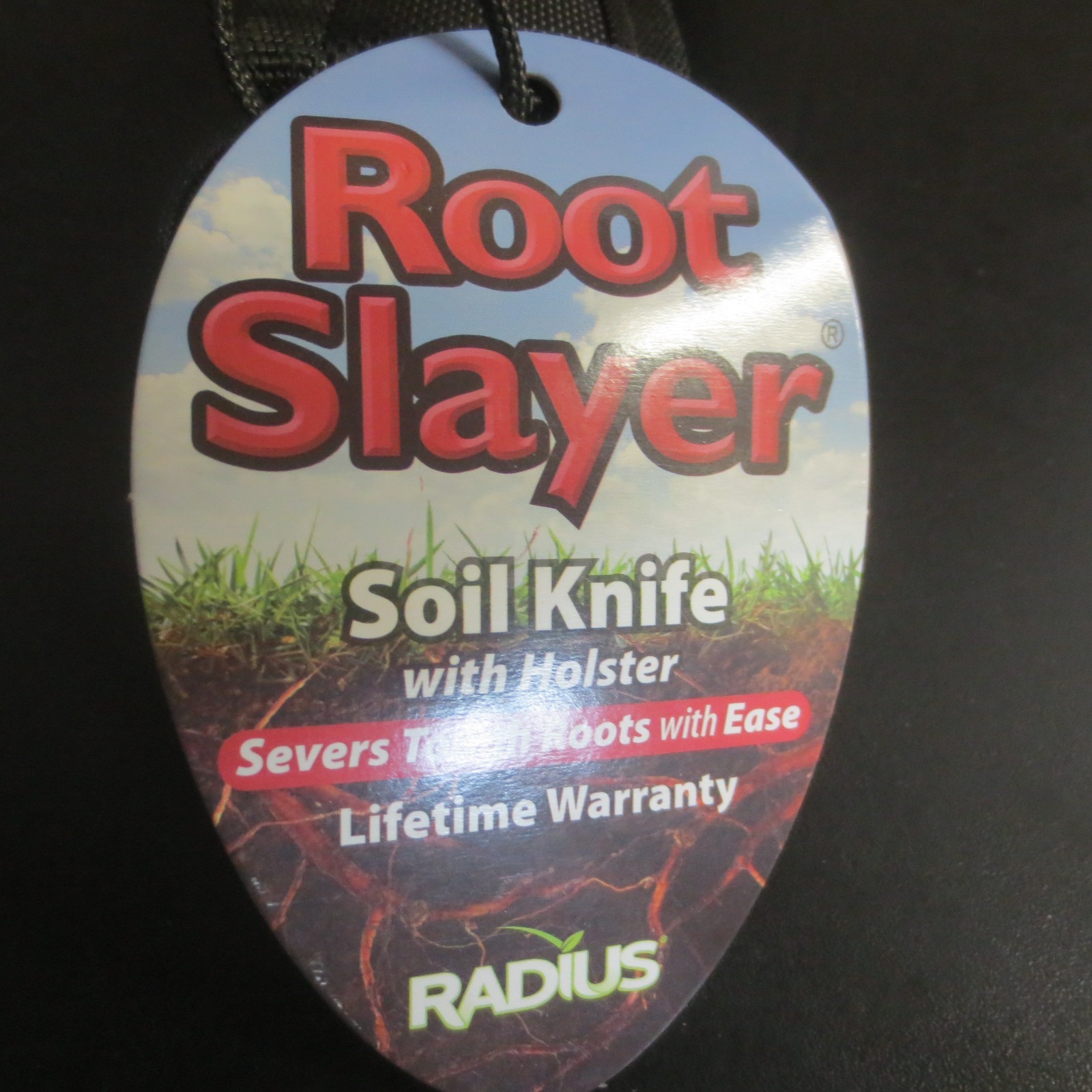 Root Slayer 17211 Garden Soil Knife with Holster for Digging