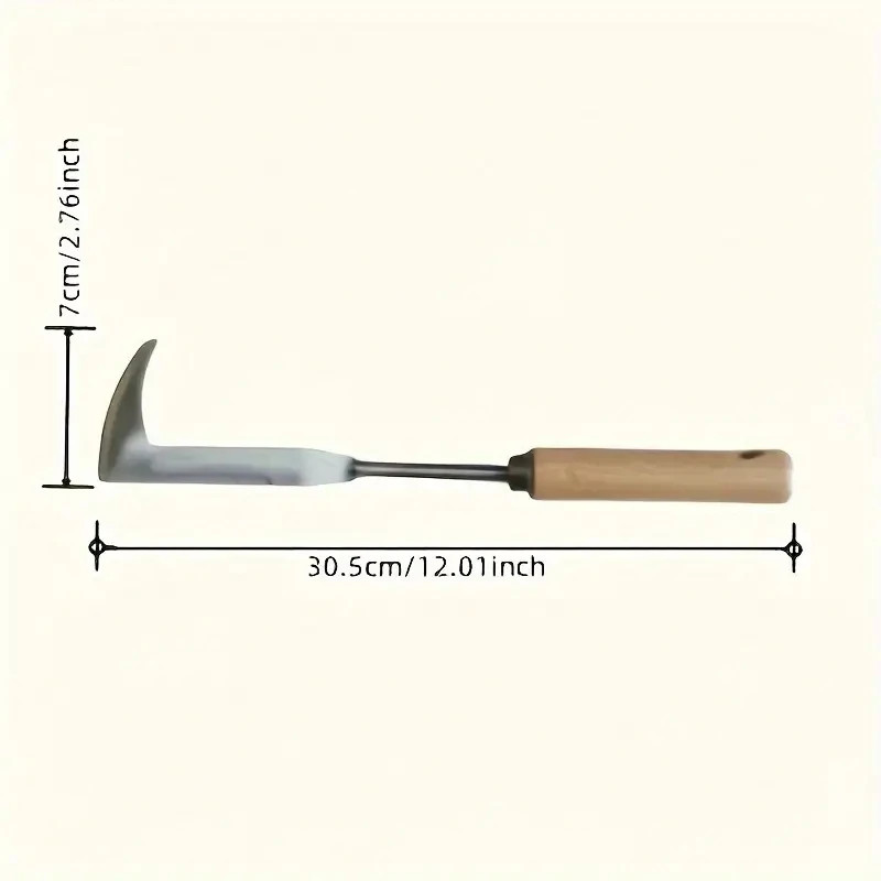 Heavy-Duty Carbon Steel Hand Shovel With Ergonomic Grip – Manual Weeding Tool