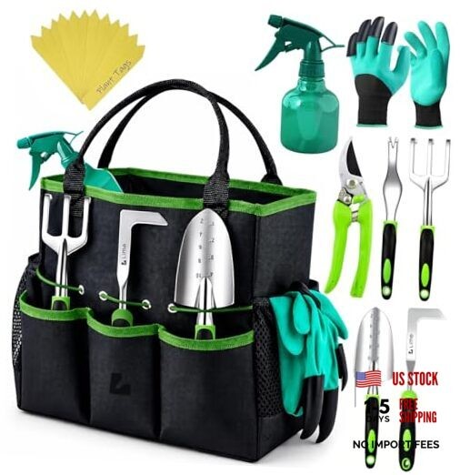 Heavy Duty Gardening Tools – Gardening Gifts for Women, Men, Mom, Dad Standard