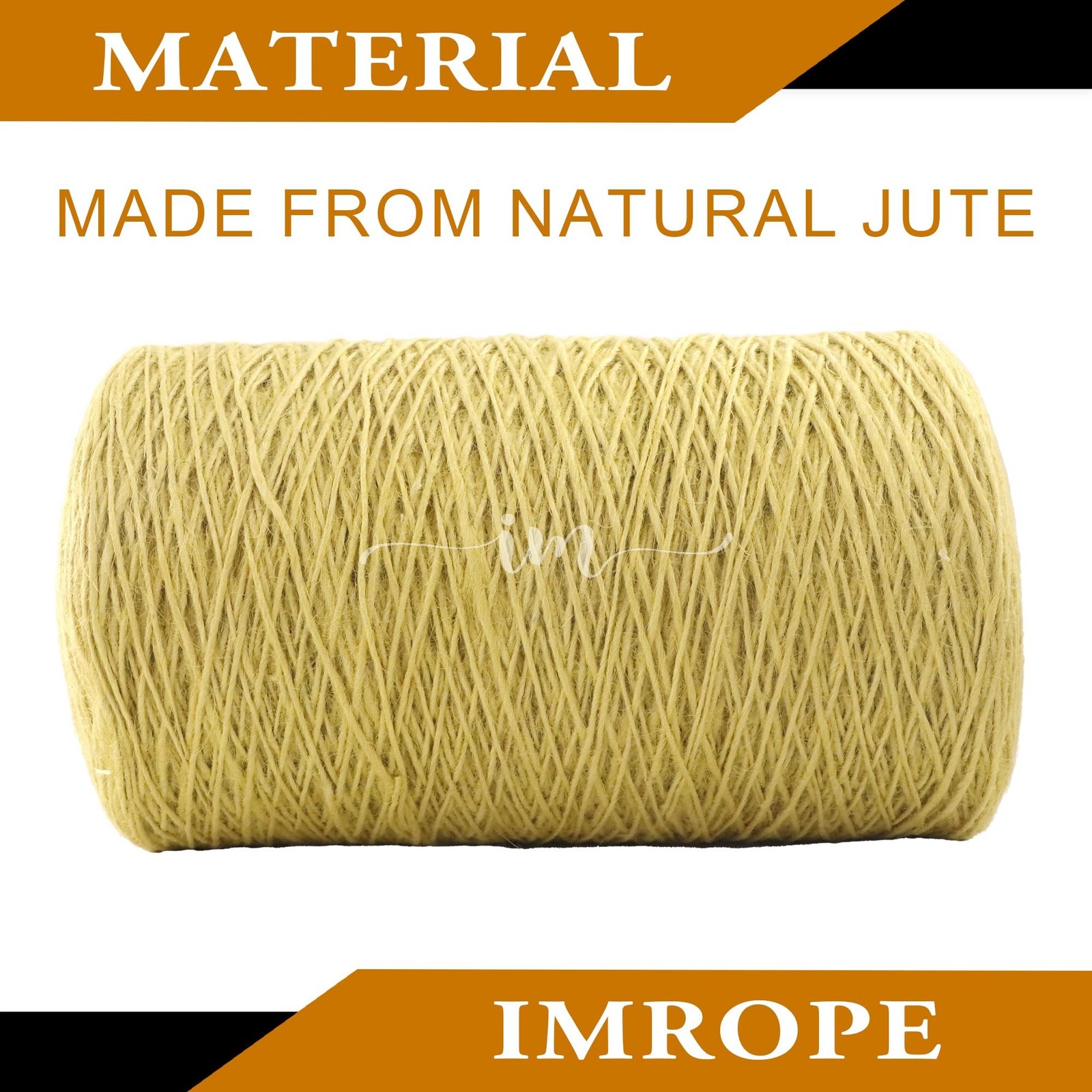1mm x 2500 Feet Yellow Jute Rope, Twine for Gardening Tomato Climbing Plant T…