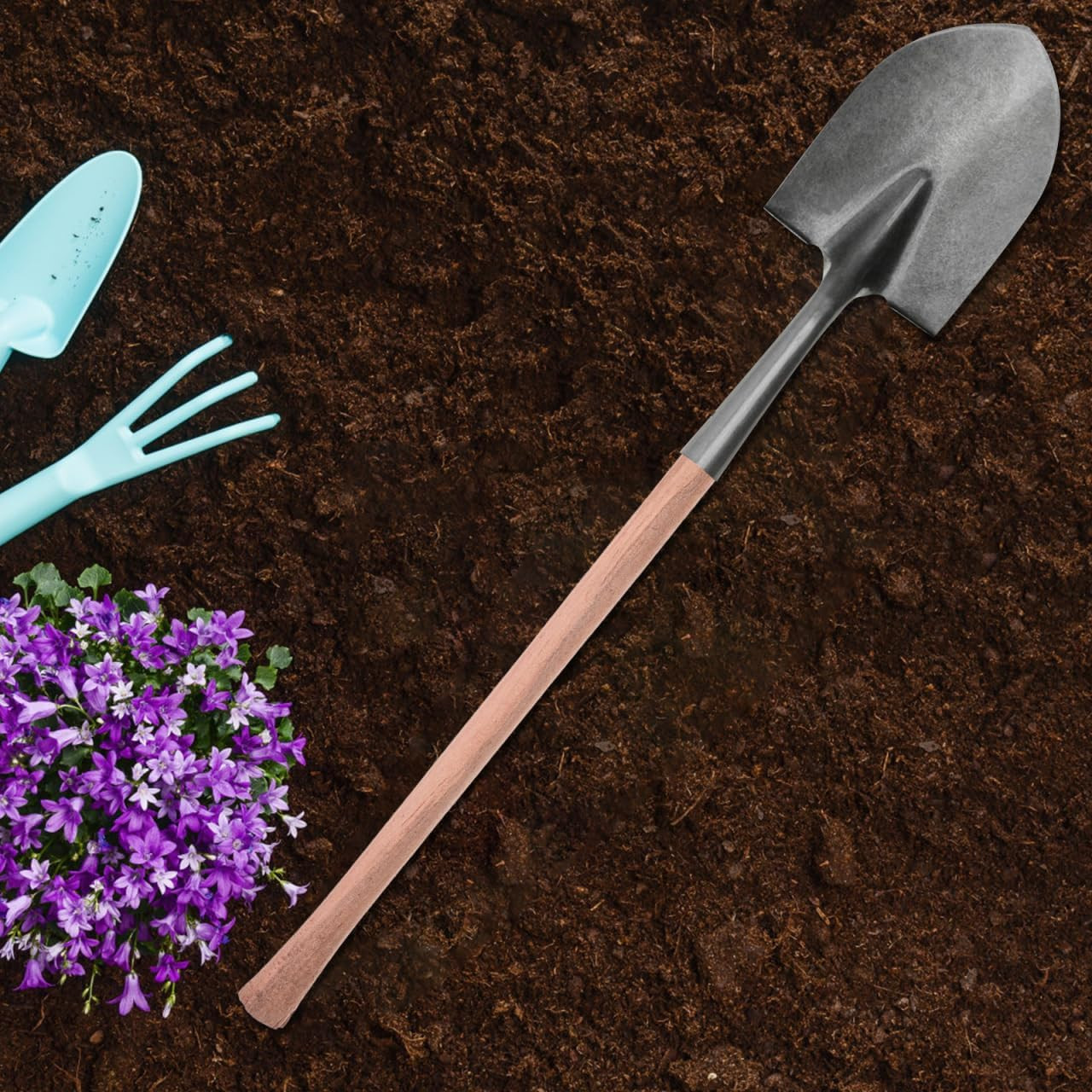 19.88 Inch Hardwood Replacement Handles for Garden Hoes and Shovels Ergonomic So
