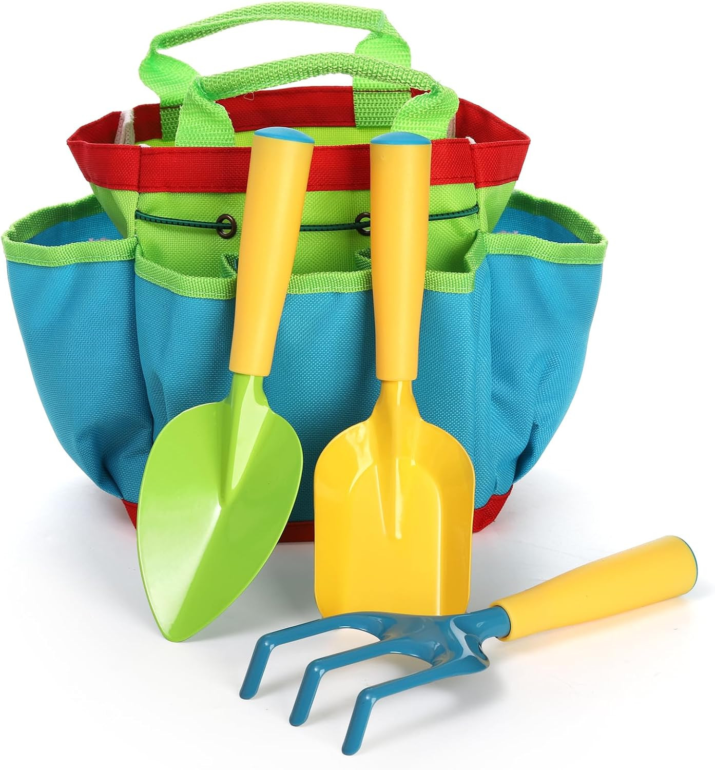 9PCS Kids Garden Tools Set,Boys Girls Gardening Kit Tools Including Watering Can