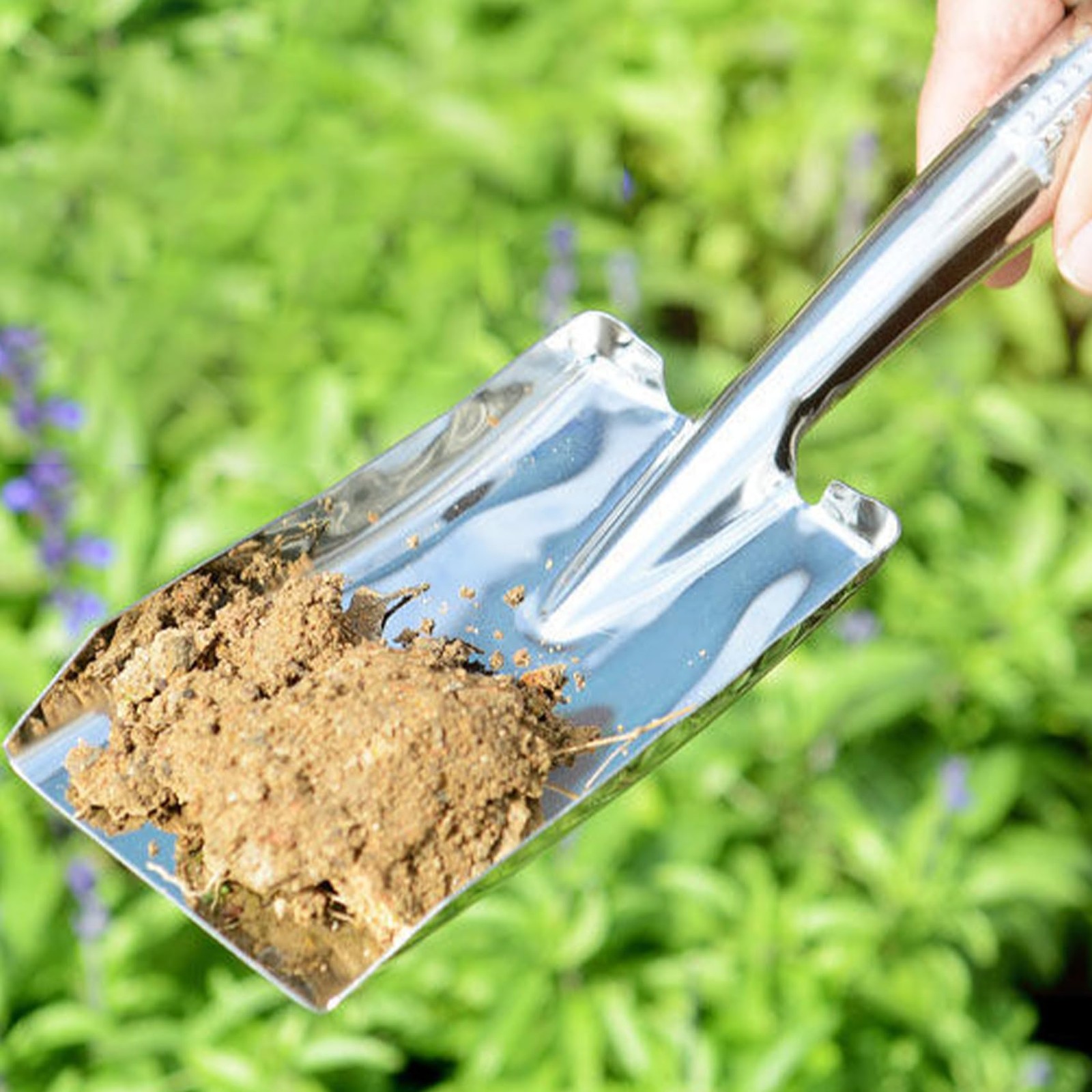 Garden Shovel Hand Trowel, Heavy Duty Stainless Steel Gardening Tools, Spade Sho