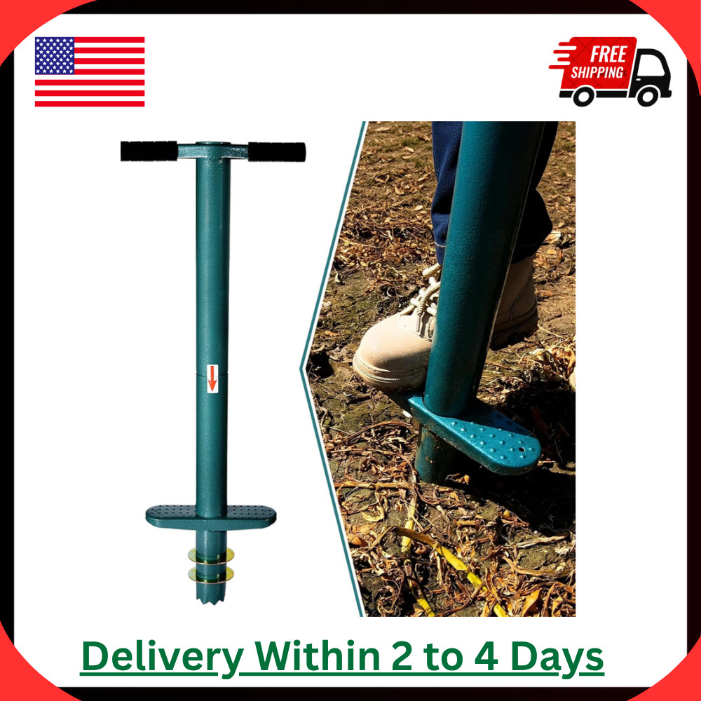 Sod Plugger Bulb Planter Planting Tool, Easy to Assemble Garden Trasnplanter
