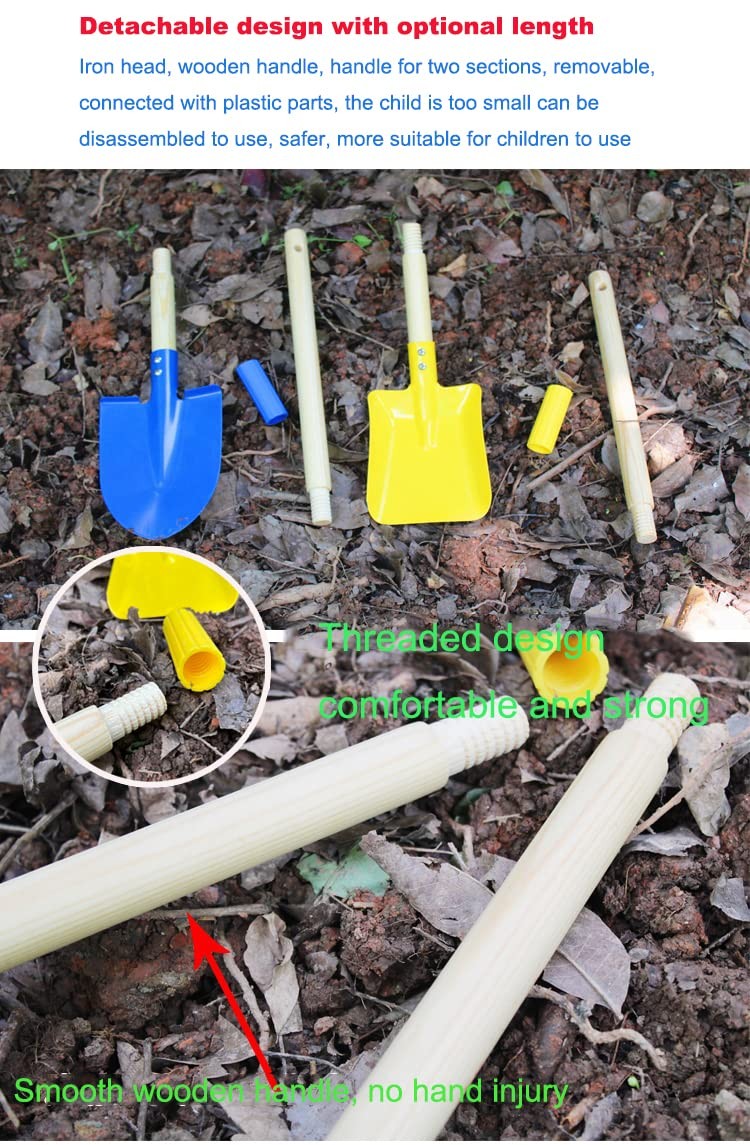 Kids Garden Tool Set, Mini Leaf Rake, Lawn Care Hand Tools