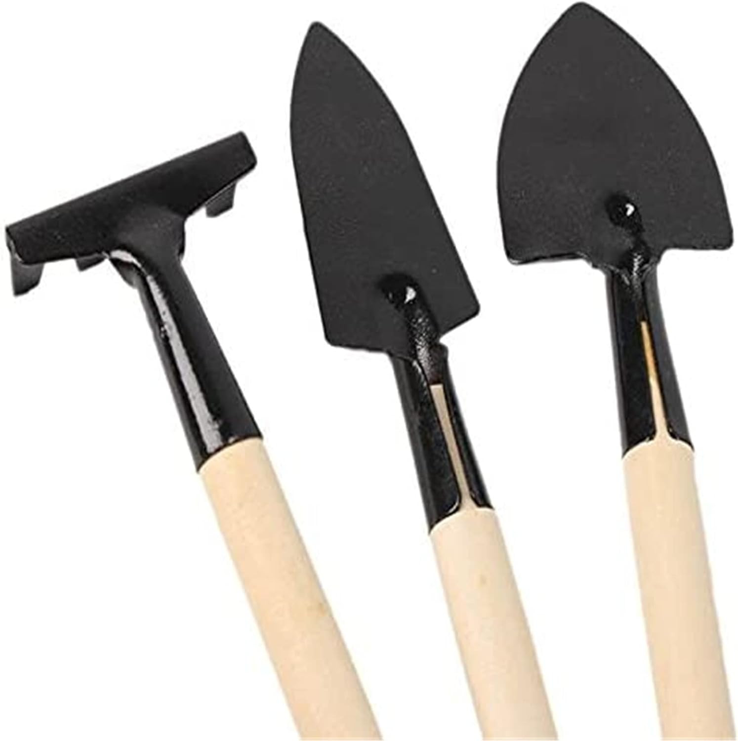 6 Pcs Garden Tools Mini Gardening Kit Plant Potted Flower Gadget Wooden Handles