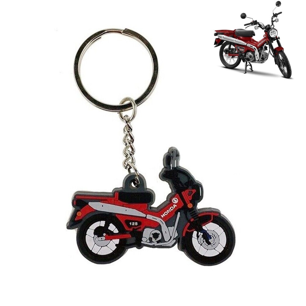 LOGO KEY KEYCHAIN KEYRING HOLDER HANGER DECAL FOR HONDA CT125 TRAIL HUNTER 2023