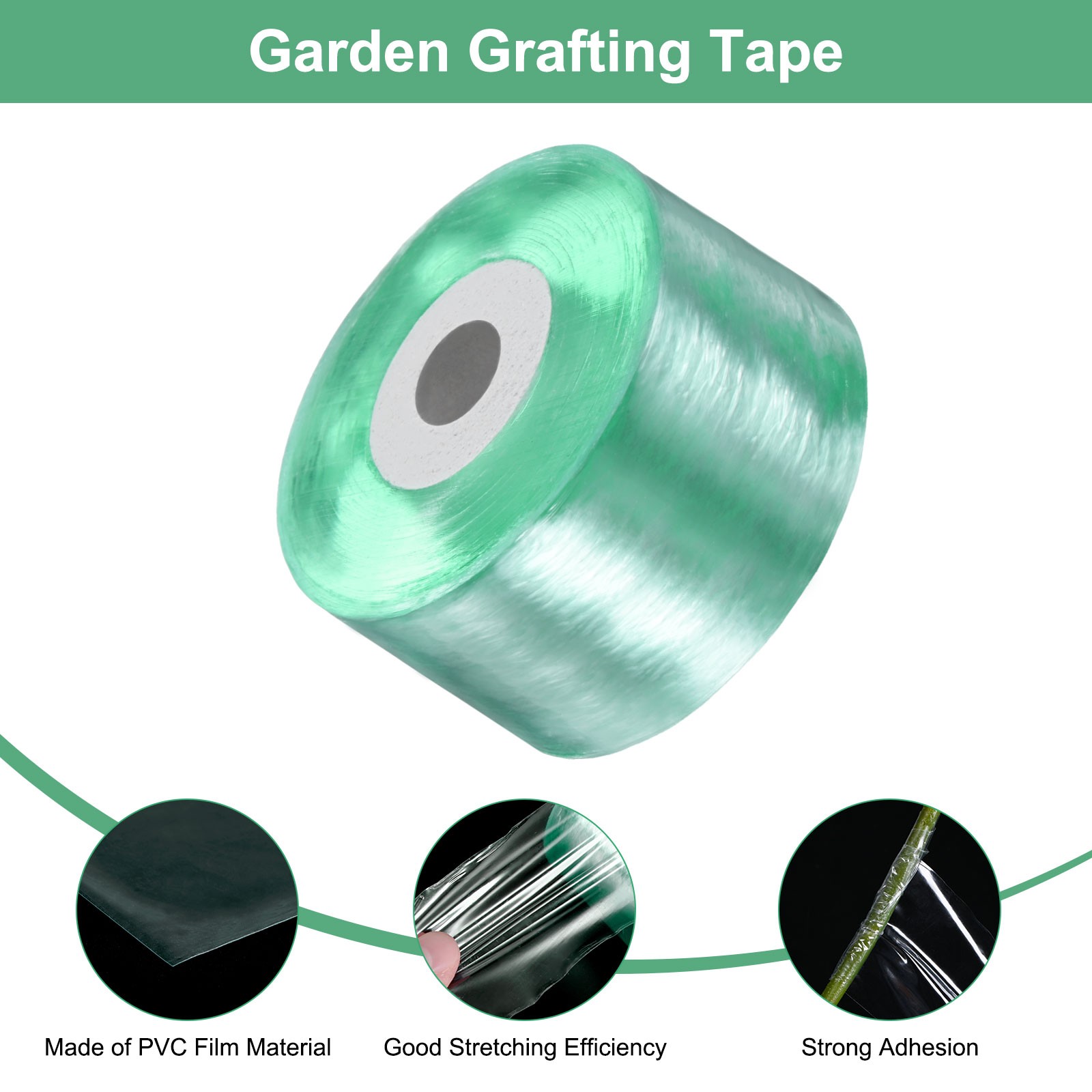 2-Pack Grafting Tape, 131yards x 1.2″( L x W) Tree Grafting Tape Per Pack