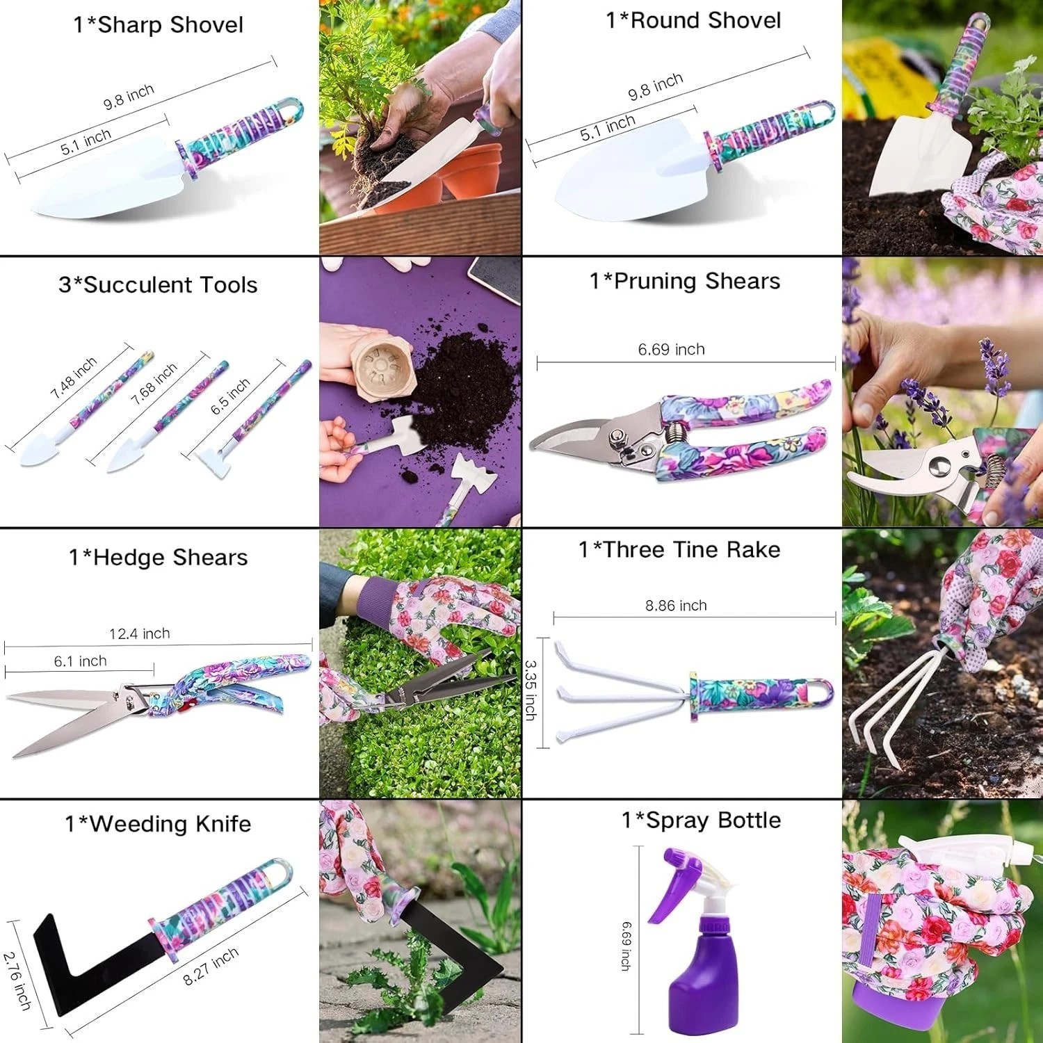 10-in-1 Multifunctional Garden Tools Bundle