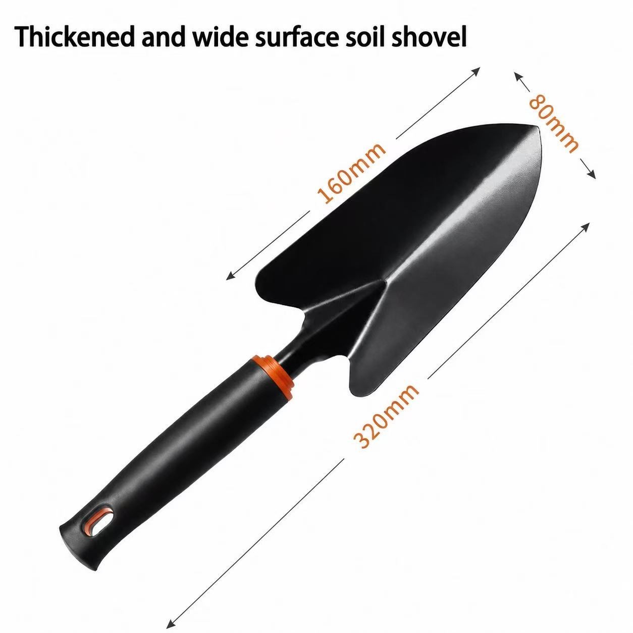 4pc Garden Hand Tool Set Trowel Rake Hoe Shovel Heavy Duty Gardening Kit