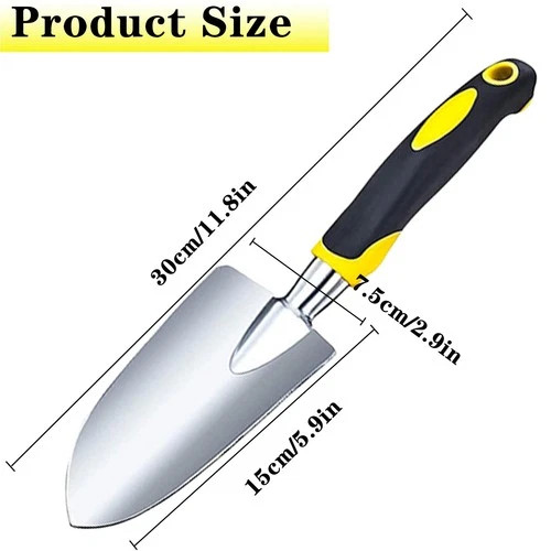 Garden Shovel Garden Hand Trowel, Heavy Duty Gardening Hand Tools with Ergono…
