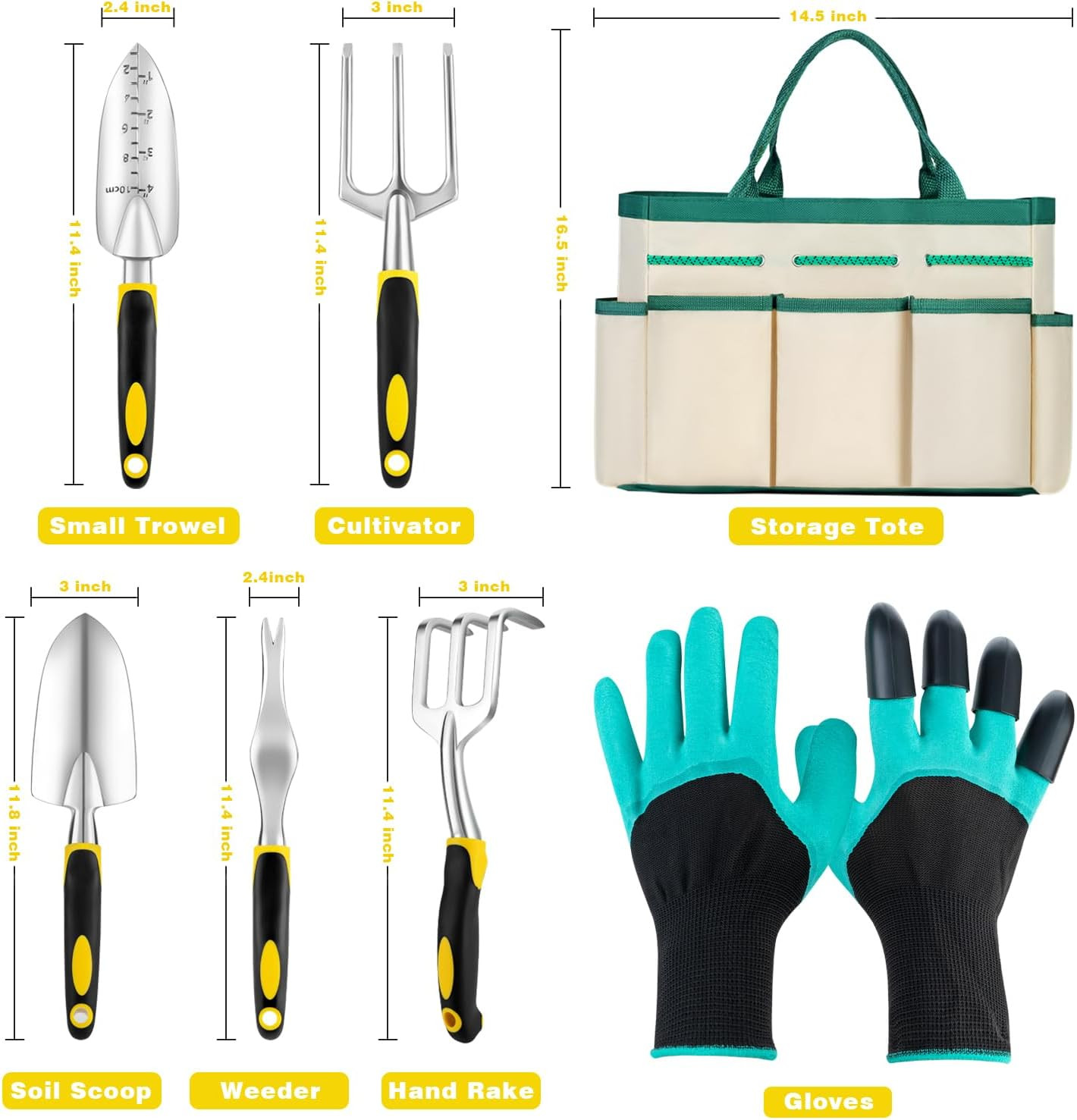 Garden Tools, Ergonomic Gardening Tools, Gardening Hand Tools Aluminum Alloy Mat
