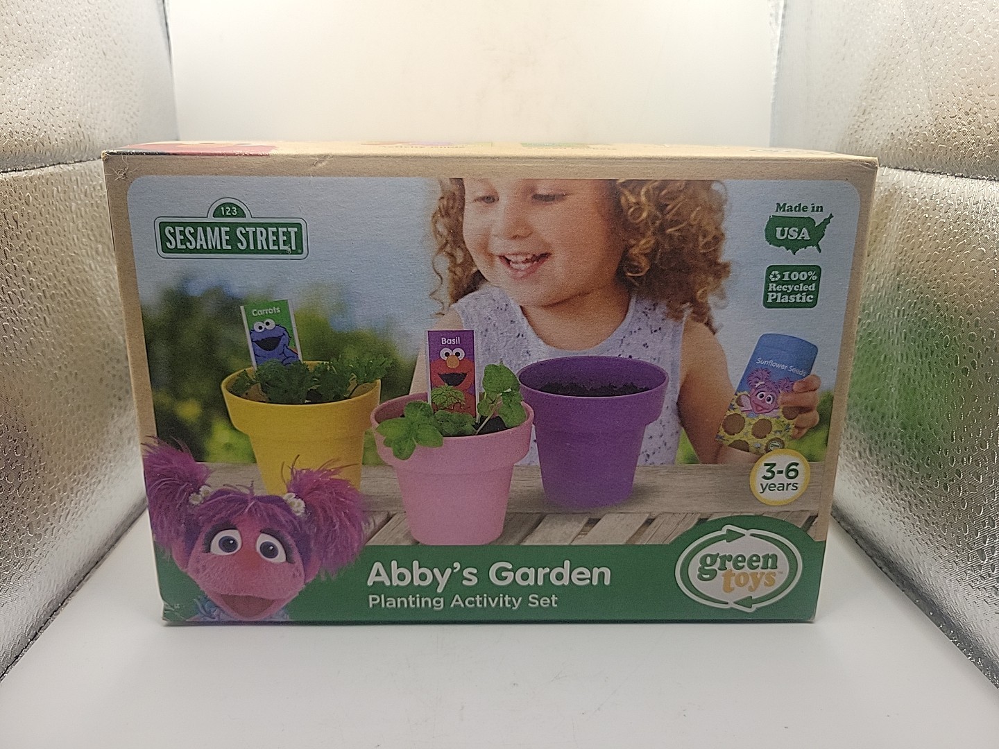 Abby’s Green Toys USA Garden Activity Set Watering Can Sesame Street