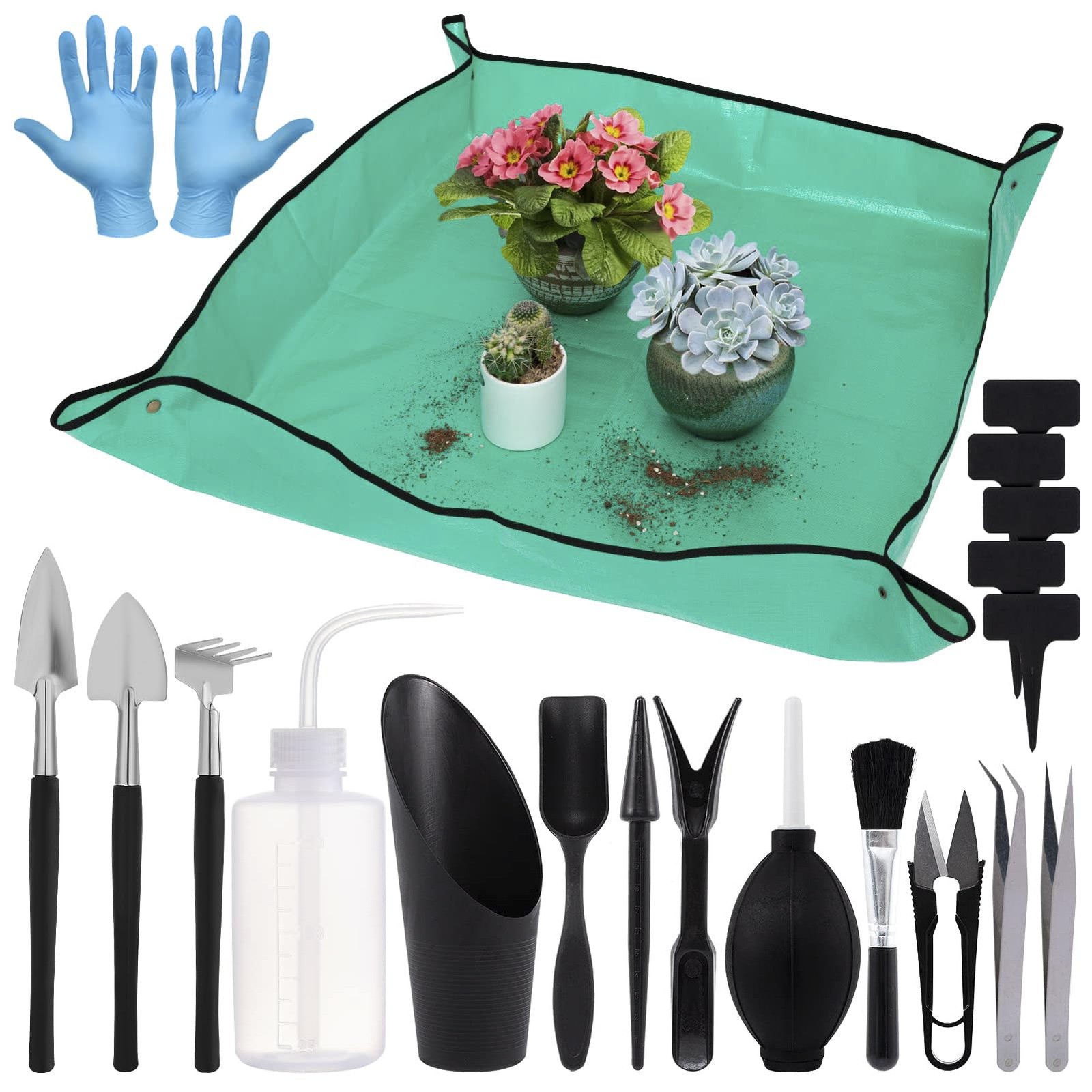 20pcs Small Gardening Tools Gifts for Women Beginners – Garden Hand Tools Set…