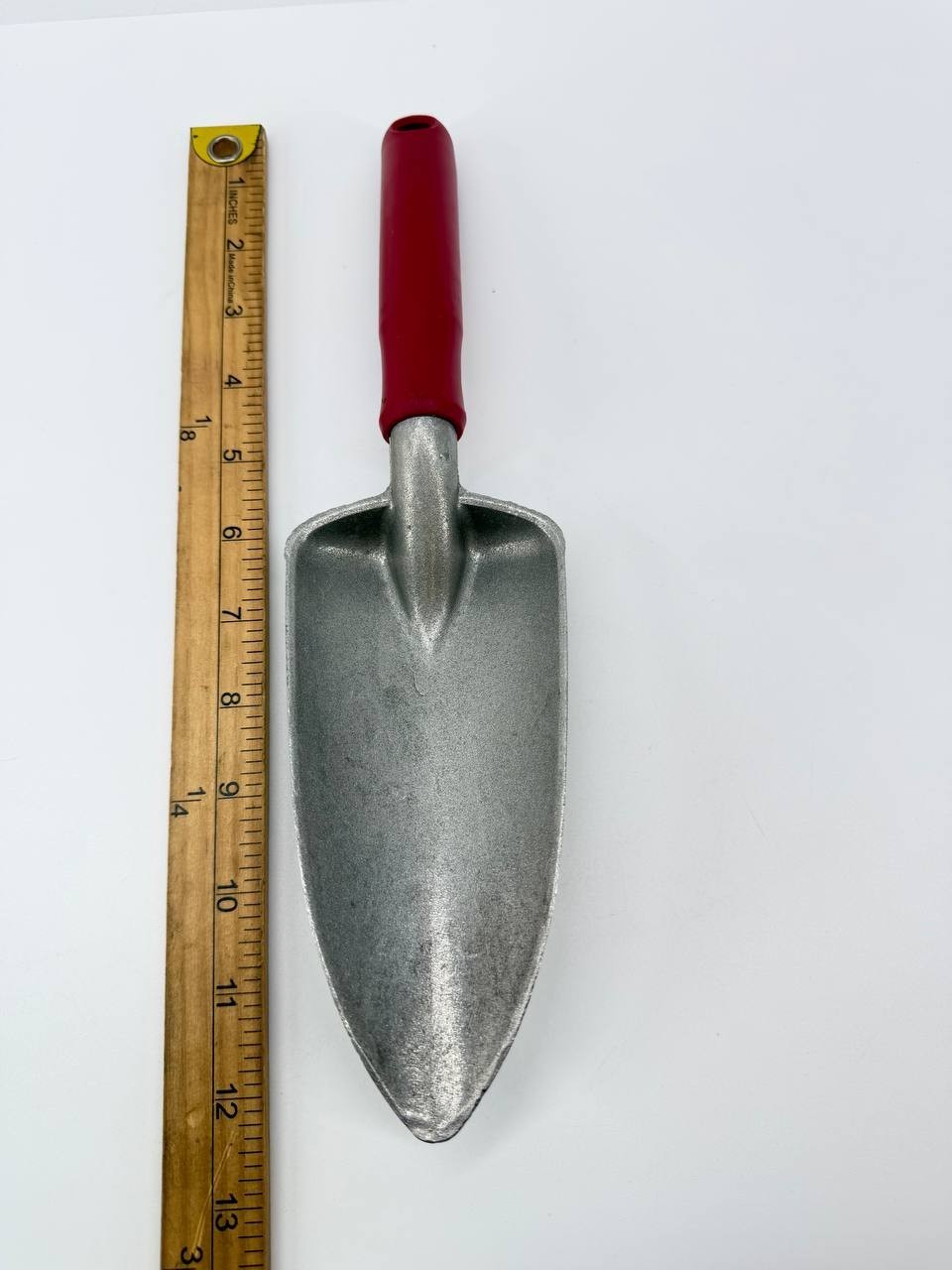 USA Made Aluminum Garden Hand Trowel Red Grip Planting Transplanting Tool New