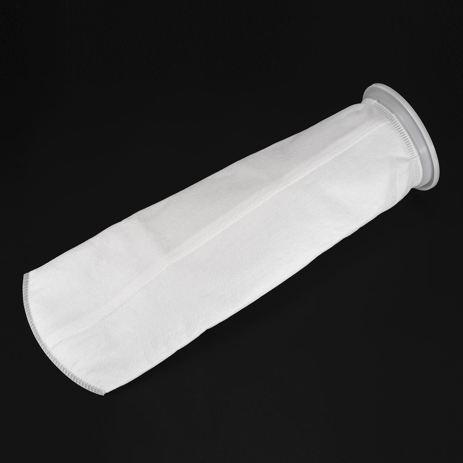 6” Ring Filter Socks, 75 Micron Mesh Bags Pool Skimmer Basket, White