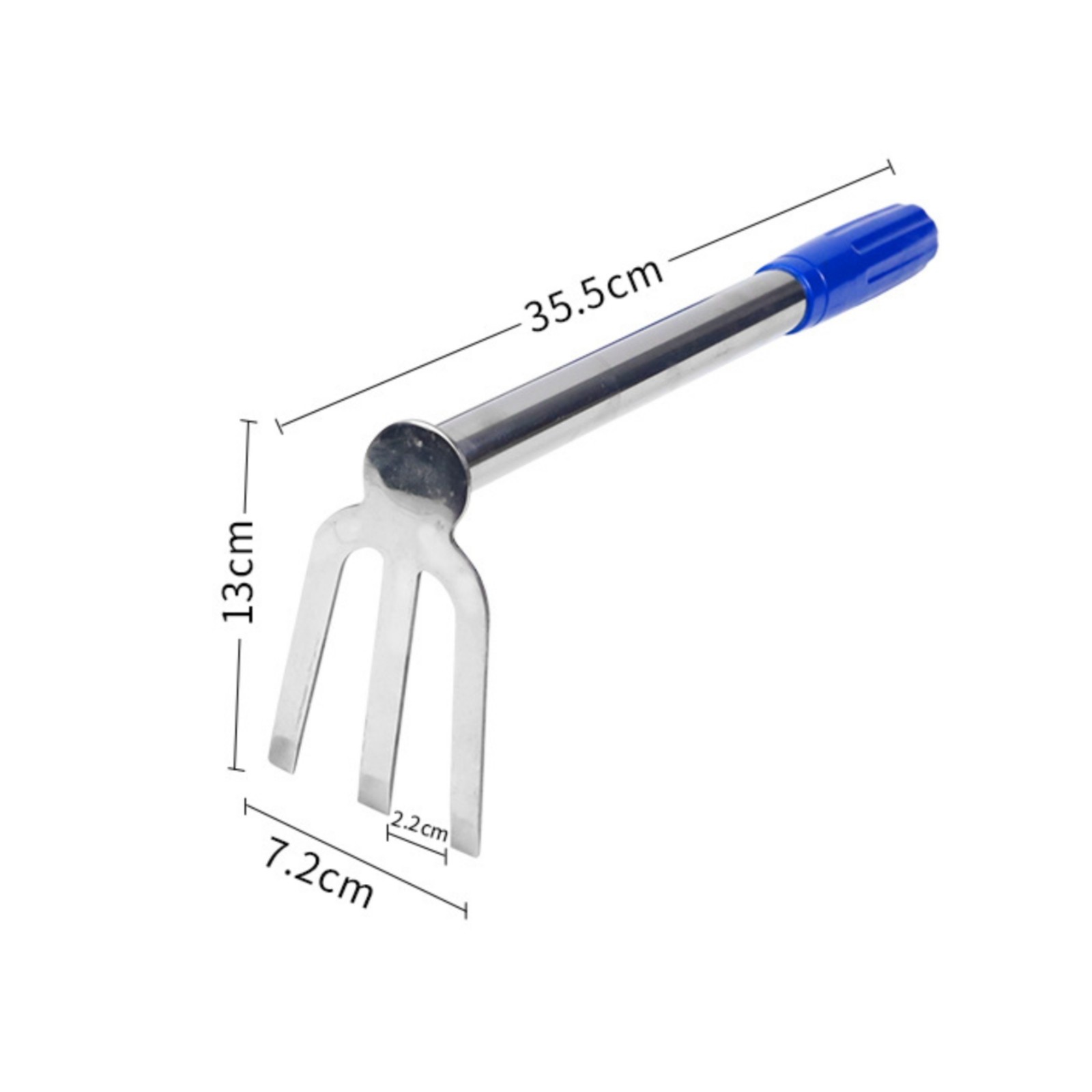4 Pieces Stainless Steel Hand Hoe Rust Resistant Two-Way Purpose Garden Hoe