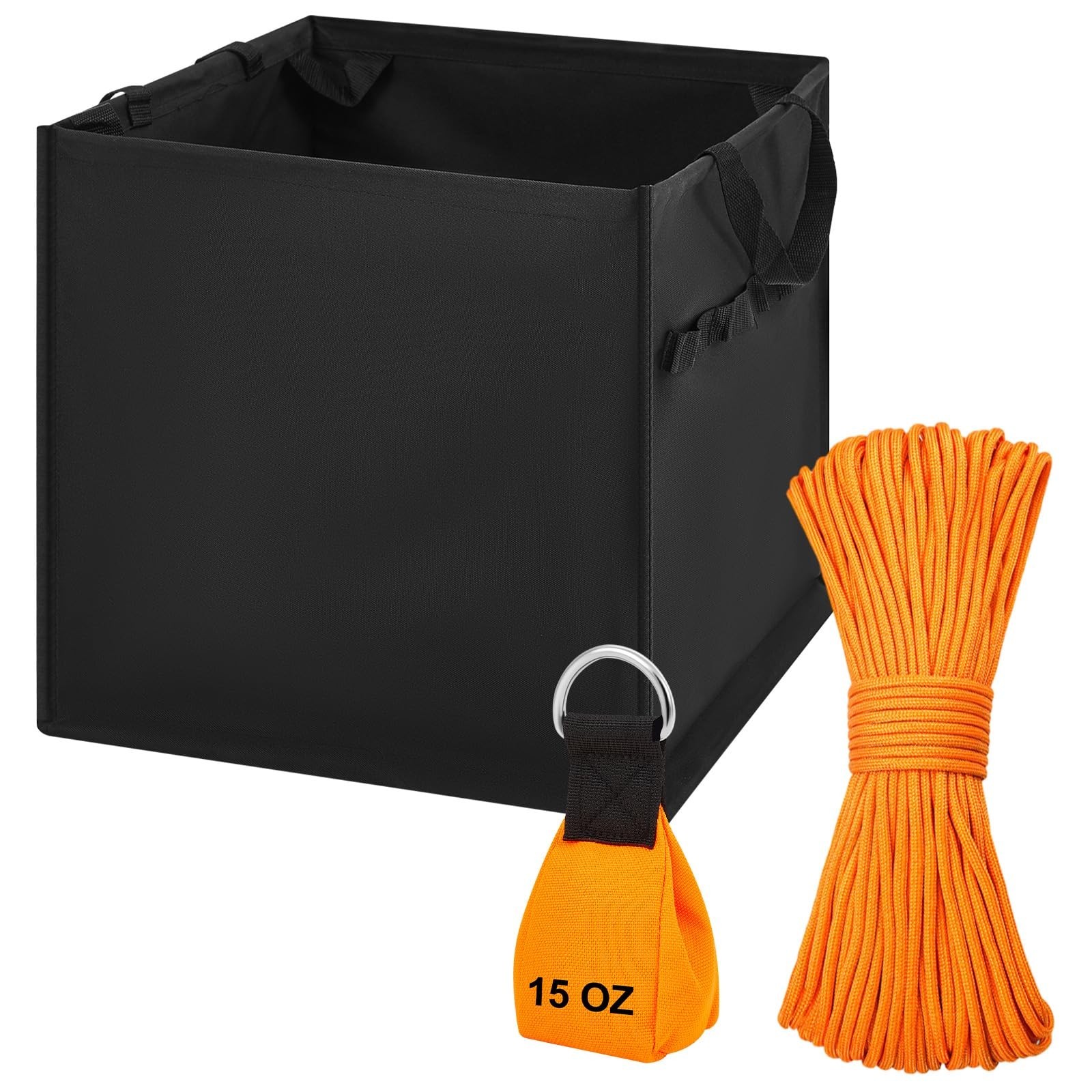 3 Pcs Arborist Throw Line Kit and Cube Bundle 64L Folding Arborist Throw Line…