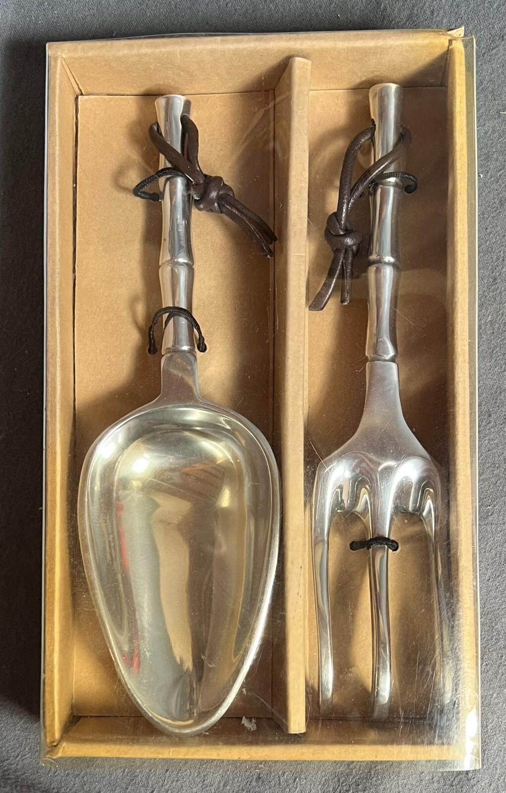 WORLD MARKET Garden Hand Tools Set Bamboo Handle Cast Aluminum