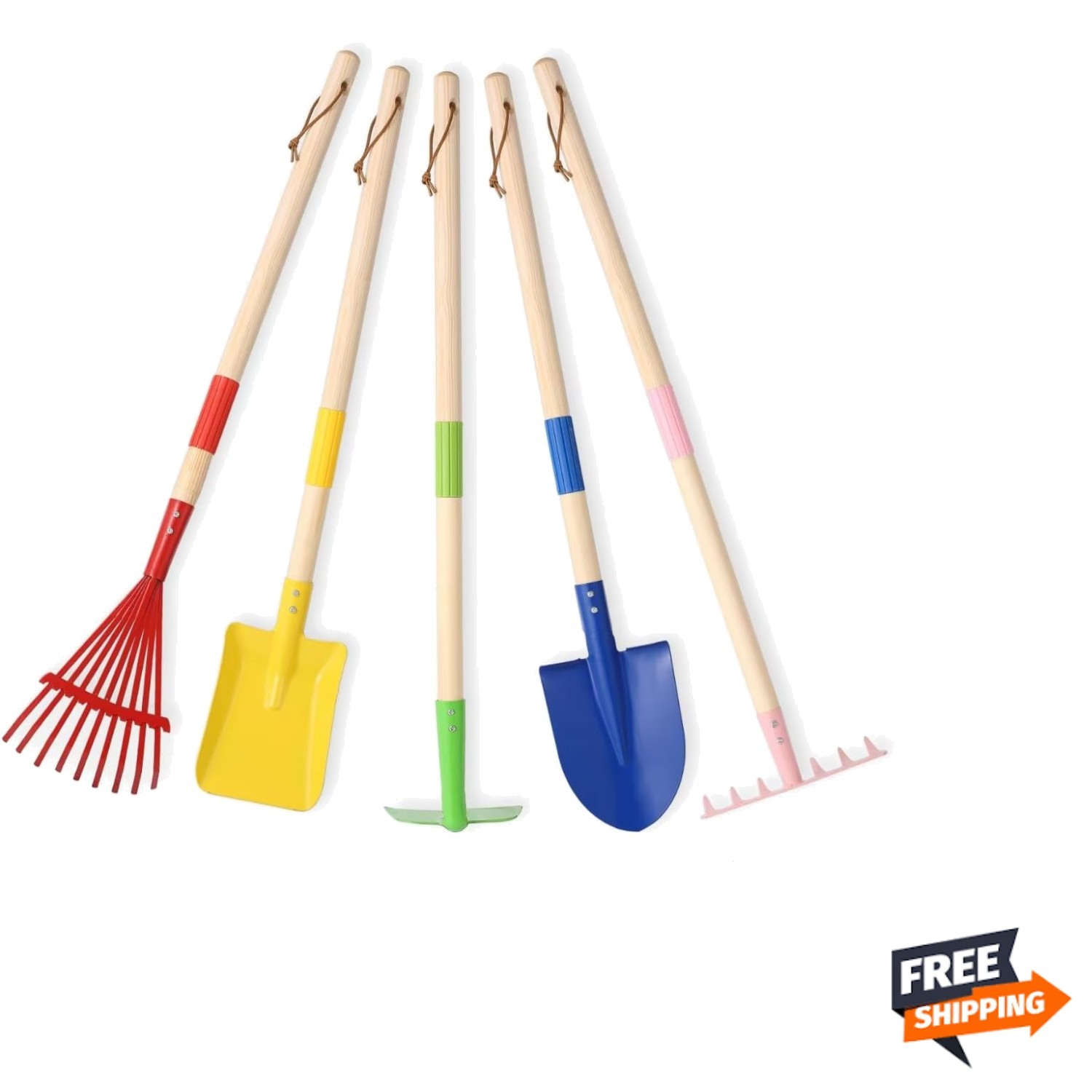 Colorful 28” Detachable Gardening Tools Set for Kids – Learn & Play Outdoors