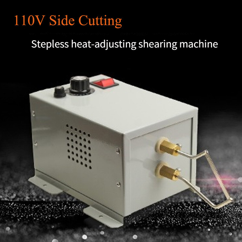 Elastic Belt Ribbon Bench Mount Electric Hot Rope Cutter Cutting Machine