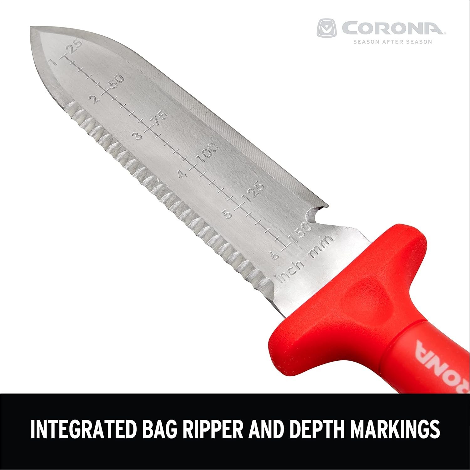 Garden Tool Hori Style Knife Red CT15409 Multipurpose Digging Weeding Planting