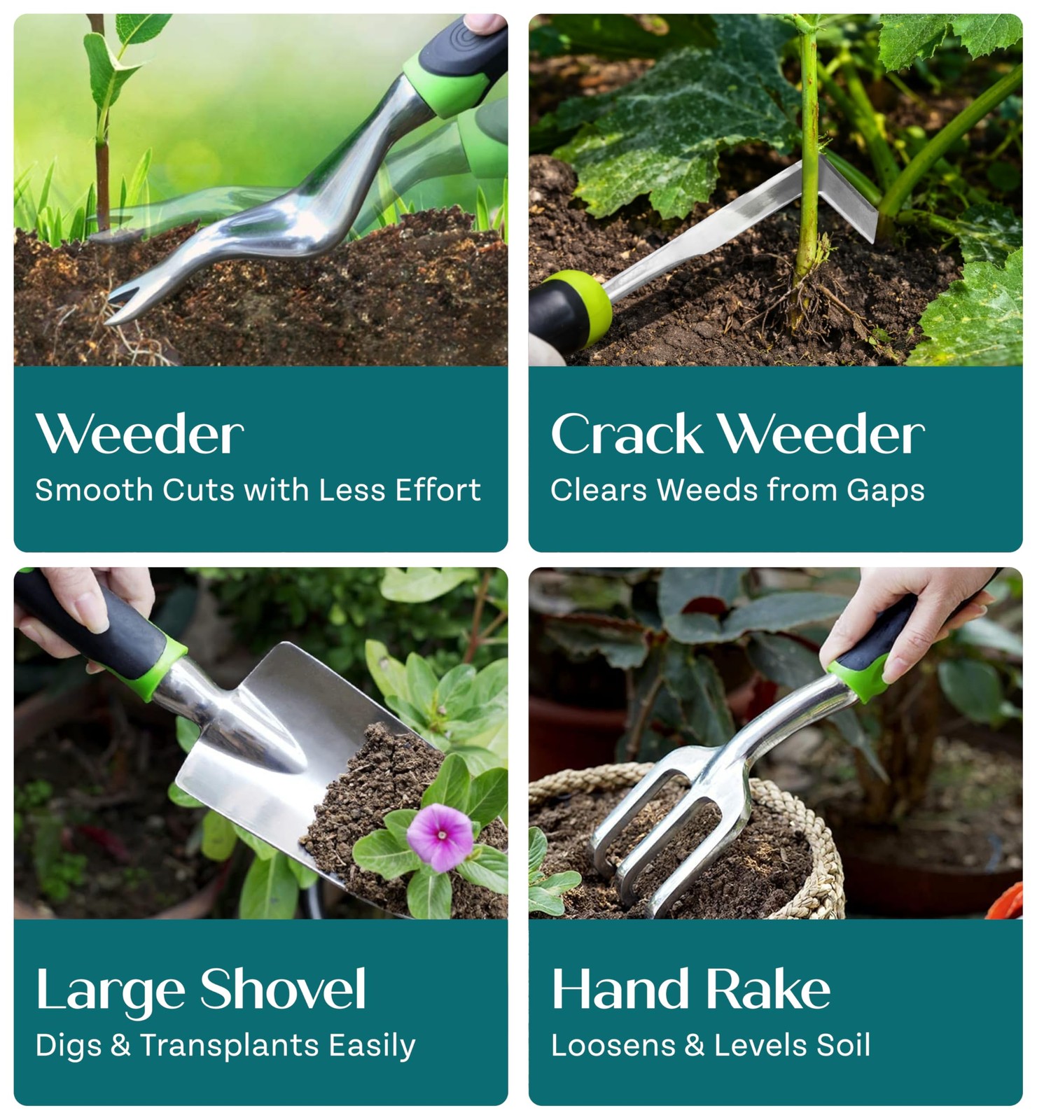 Heavy Duty Gardening Tools – 23-Piece Gardening Gifts for Women Men Mom Da