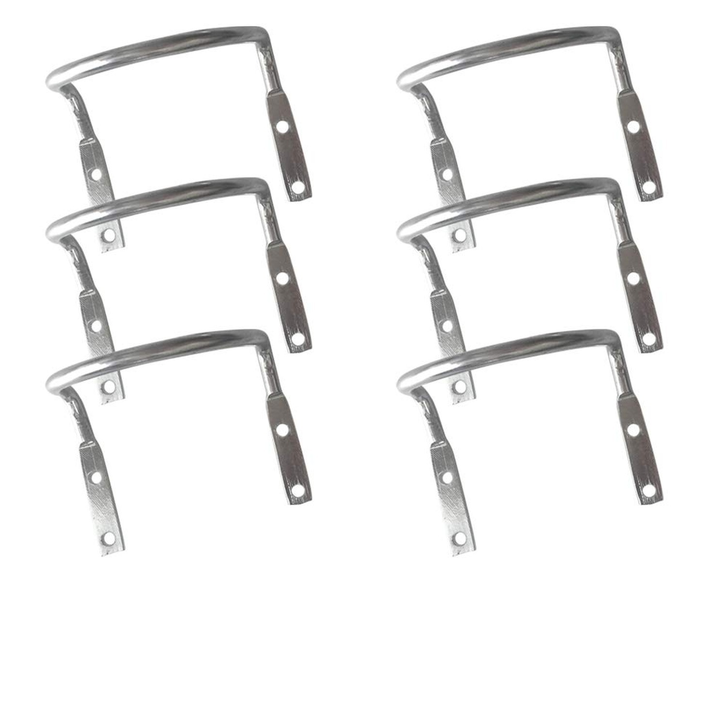 6 Pcs Heavy Duty Hammer Pliers Garden Tools Rack Hook Holder