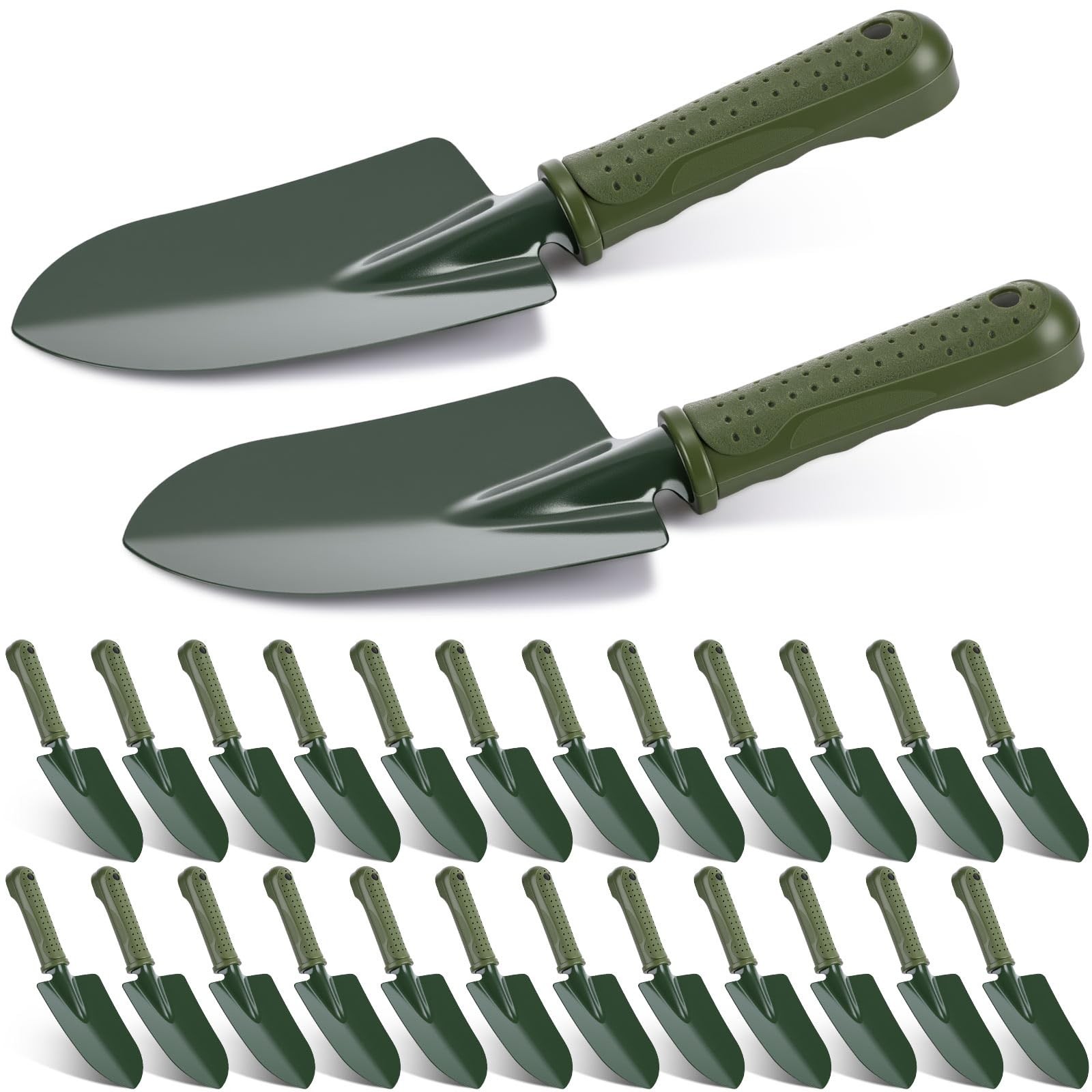 24 Pcs Garden Shovel Trowel Gardening Hand Tools Small Hand Shovels for Diggi…