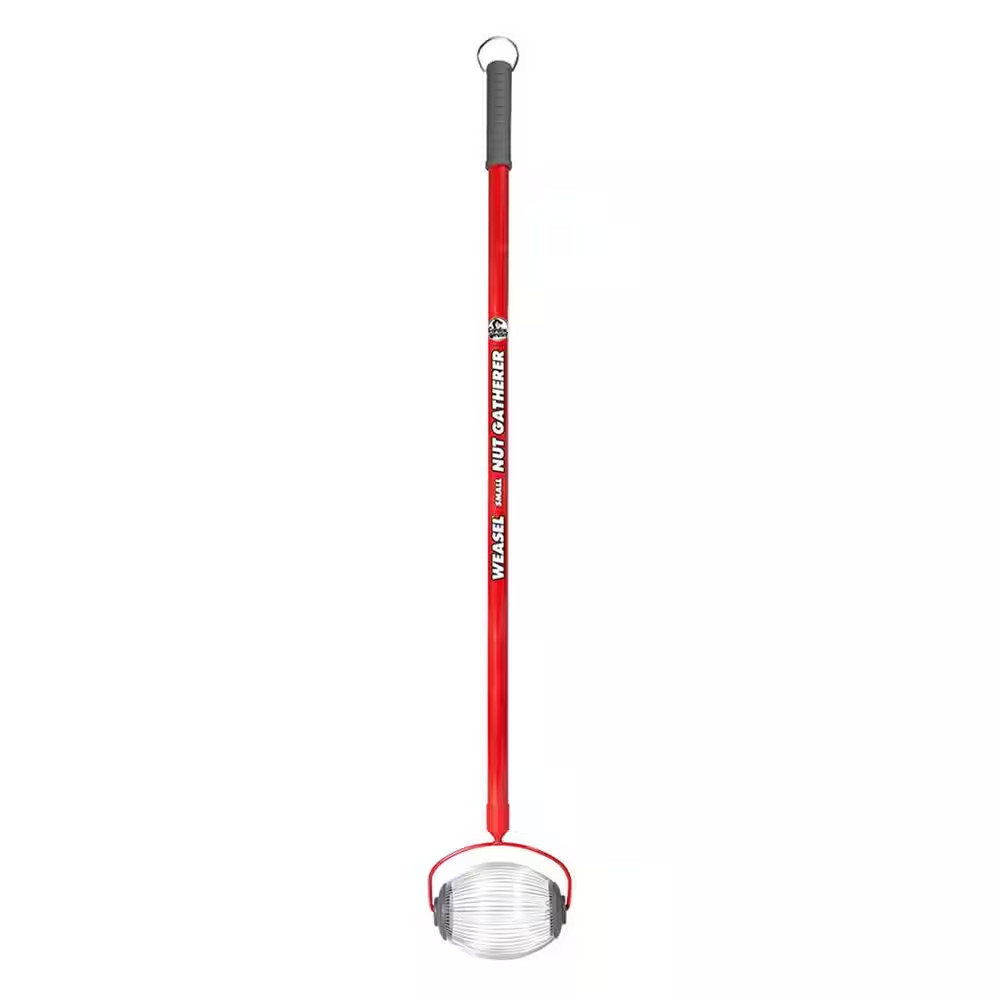 Garden Weasel Small 48 in. Steel Nut Gatherer Steel Handle Free Shipping