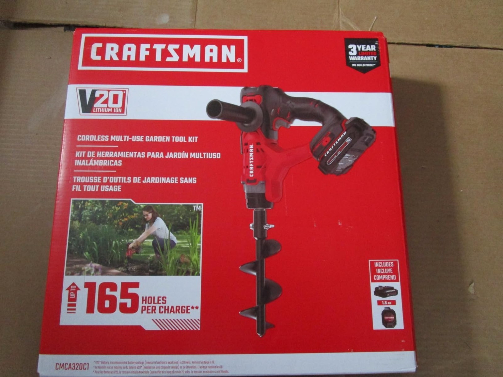 CRAFTSMAN V20* Cordless Multi-Use Garden Tool Kit (1.5Ah)
