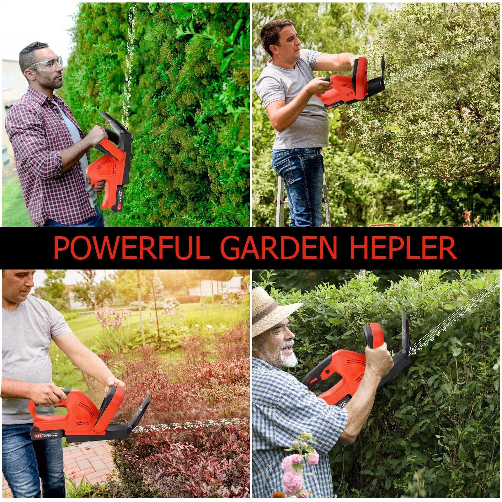 Hedge Electric Machine Rechargeable, Home Pruning Trimmer, Multi-functional,