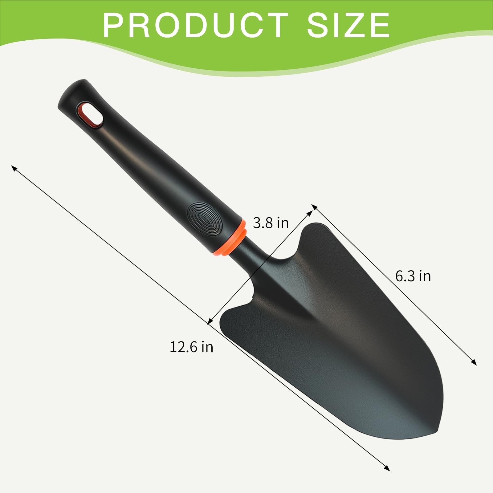 Garden Trowel, Heavy Duty Garden Trowel Hand Shovel for Gardening, Digging, P…