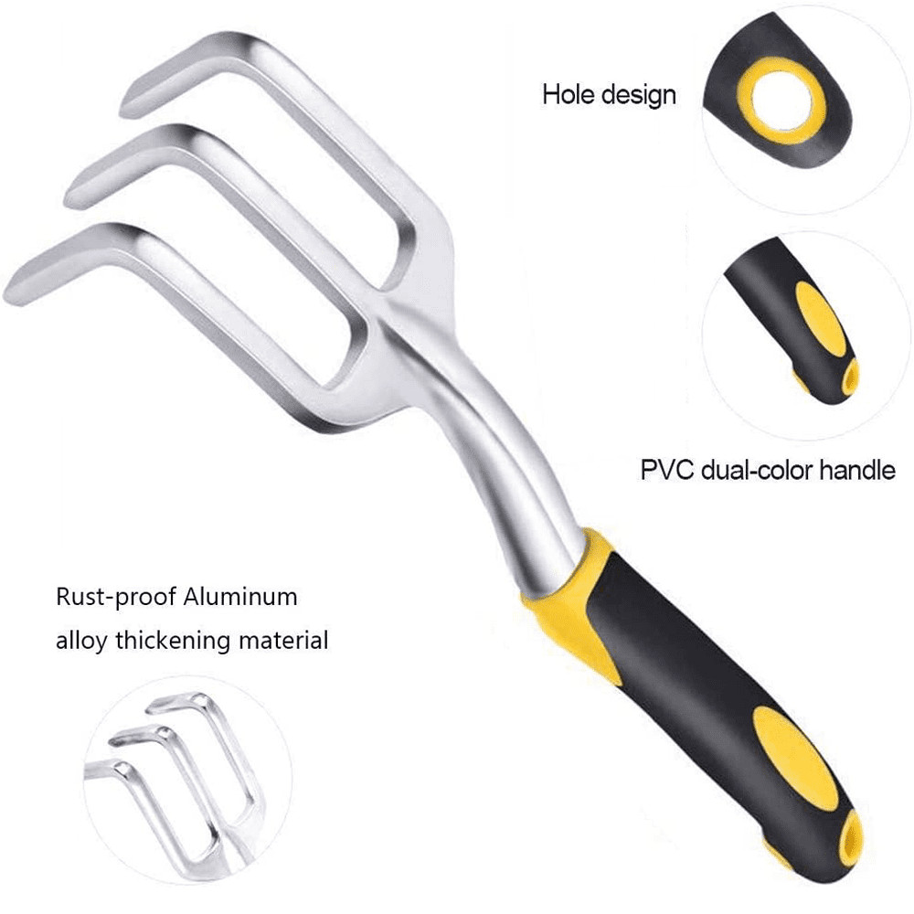 Garden Tools Set 5 Piece Floral Heavy Duty Gardening Tools with Pruning Shears /