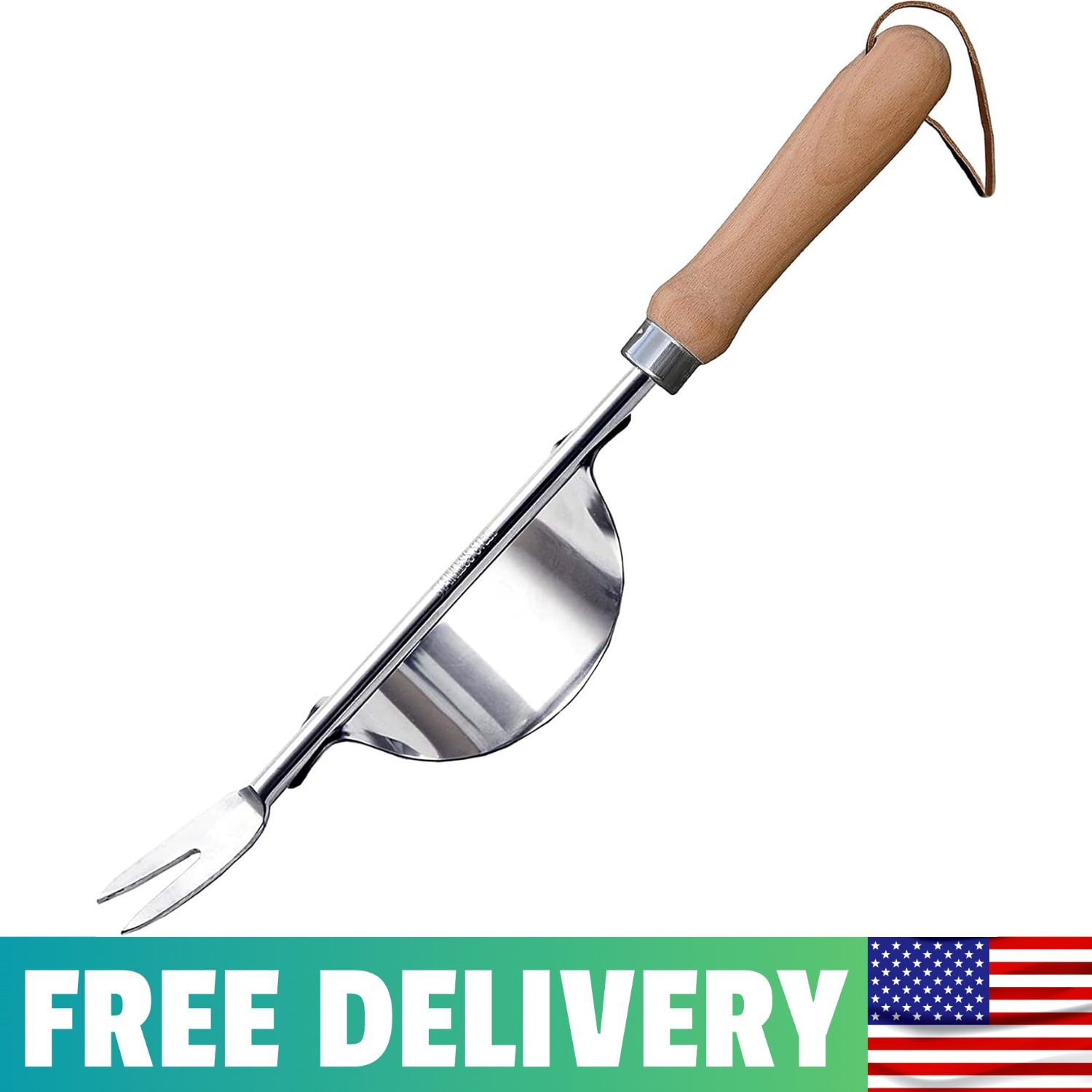 Garden Manual Weeding Tools Stainless Steel Beech Handle Shovel For Weeding,