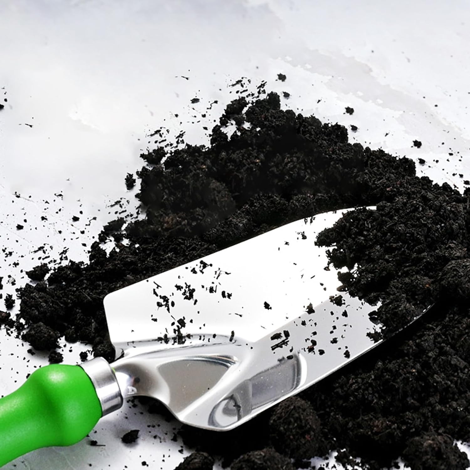 Stainless Steel Garden Trowel Ergonomic Grip Hand Tool Garden Spade Set