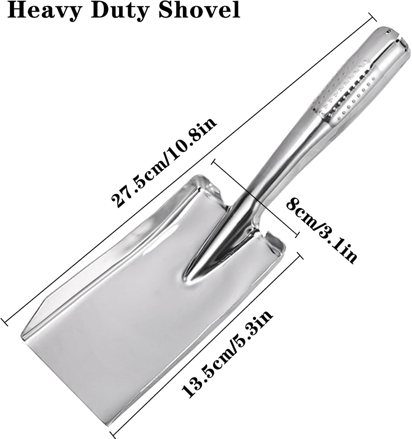 Garden Shovel Hand Trowel, Heavy Duty Stainless Steel Gardening Tools, Spade …