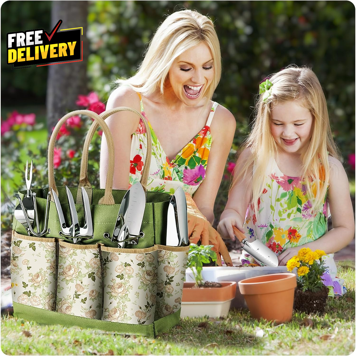 Gardening Tools 9 Piece Heavy Duty Gardening Hand Tools with Fashion and Durable